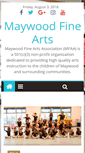Mobile Screenshot of maywoodfinearts.org